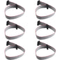 ZDE 6PCS Flat Ribbon Cable with Black 2.54mm FC 2 Row 16 Pin Female to Female Wires IDC Ribbon Connector (30cm Length)