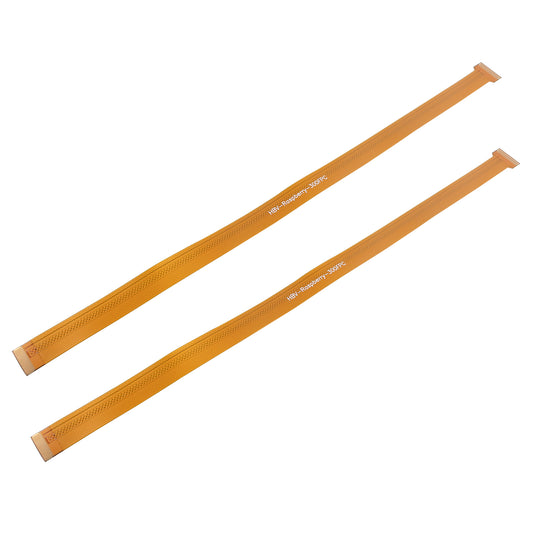 ZDE 2PCS Camera Cable CSI FPC Cable for Raspberry Pi 5 Zero Zero W Ribbon Flex Extension Cable Adapter 30CM 15 Pin to 22 Pin