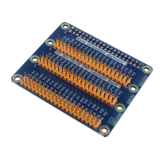 ZDE GPIO Expansion Board GPIO 1 to 3 Port Extension 40-pin Board Module GPIO Adapter Compatible with Raspberry Pi 5, Pi 4B, Pi 3, Pi 2, Pi Model B