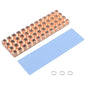 ZDE M.2 SSD Heatsink 70x20x6mm Copper Heatsink with Silicone Thermal Pads for PC Laptop Raspberry Pi M.2 2280 SSD NVMe PS5 Cooling