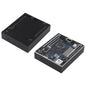 ZDE ZC101 Case for Arduino UNO Q Aluminum Alloy Protective Enclosure with Transparent Acrylic and Aluminum Top Lid
