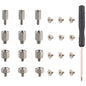 ZDE 24PCS M.2 SSD Screws Kit NVMe M.2 SSD Mounting Screws Computer Motherboard Screws Components Compatible with Asus MSI Gigabyte ASRock Motherboard and Raspberry Pi