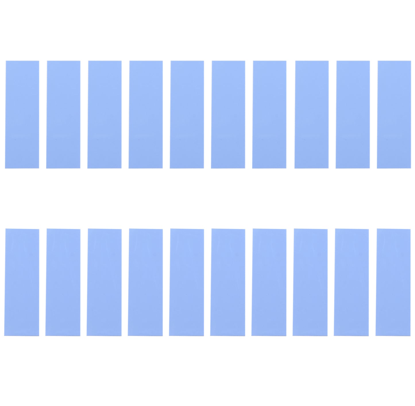ZDE M.2 Thermal Pad 10PCS 70x22x1mm and 10PCS 70x22x0.5mm for M.2 2280 SSD NVMe Heatsinks Thermal Conductive Silicone Pads for Raspberry Pi SSD Laptop Computer CPU GPU LED IC Chipset Cooling