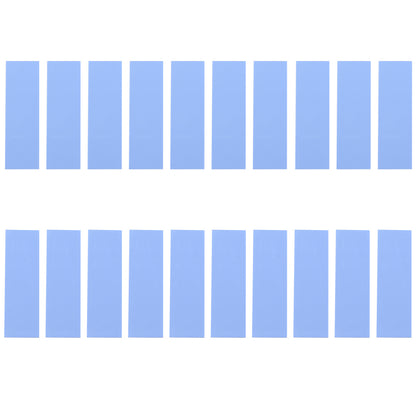 ZDE M.2 Thermal Pad 10PCS 70x22x1mm and 10PCS 70x22x0.5mm for M.2 2280 SSD NVMe Heatsinks Thermal Conductive Silicone Pads for Raspberry Pi SSD Laptop Computer CPU GPU LED IC Chipset Cooling