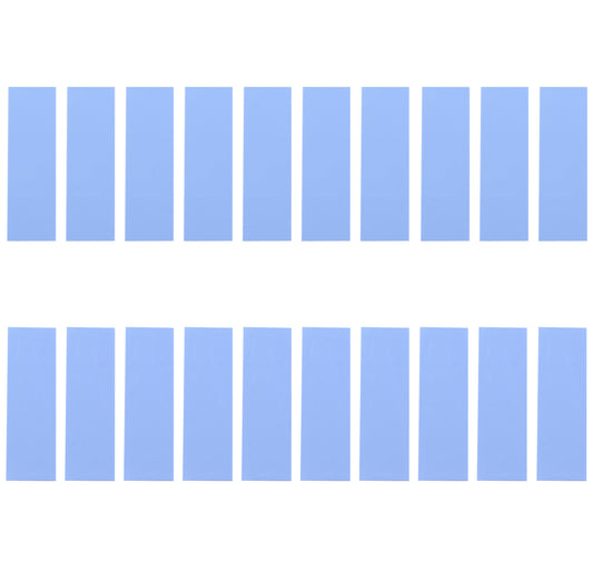 ZDE M.2 Thermal Pad 10PCS 70x22x1mm and 10PCS 70x22x0.5mm for M.2 2280 SSD NVMe Heatsinks Thermal Conductive Silicone Pads for Raspberry Pi SSD Laptop Computer CPU GPU LED IC Chipset Cooling