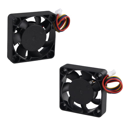 ZDE 2PCS 2507 PWM Cooling Fan 25x25x7mm Speed Adjustment Heatsink Cooler for Raspberry Pi 5