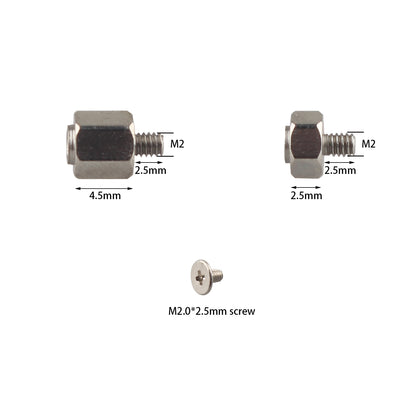 ZDE 20PCS M.2 SSD Screws Kit NVMe M.2 SSD Mounting Screws Computer Motherboard Screws Components Compatible with Asus MSI Gigabyte ASRock Motherboard and Raspberry Pi