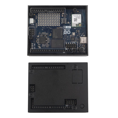 ZDE ZC101 Case for Arduino UNO Q Aluminum Alloy Protective Enclosure with Transparent Acrylic and Aluminum Top Lid