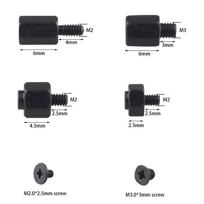 ZDE 24PCS M.2 SSD Screws Kit NVMe M.2 SSD Mounting Screws Computer Motherboard Screws Components Compatible with Asus MSI Gigabyte ASRock Motherboard and Raspberry Pi