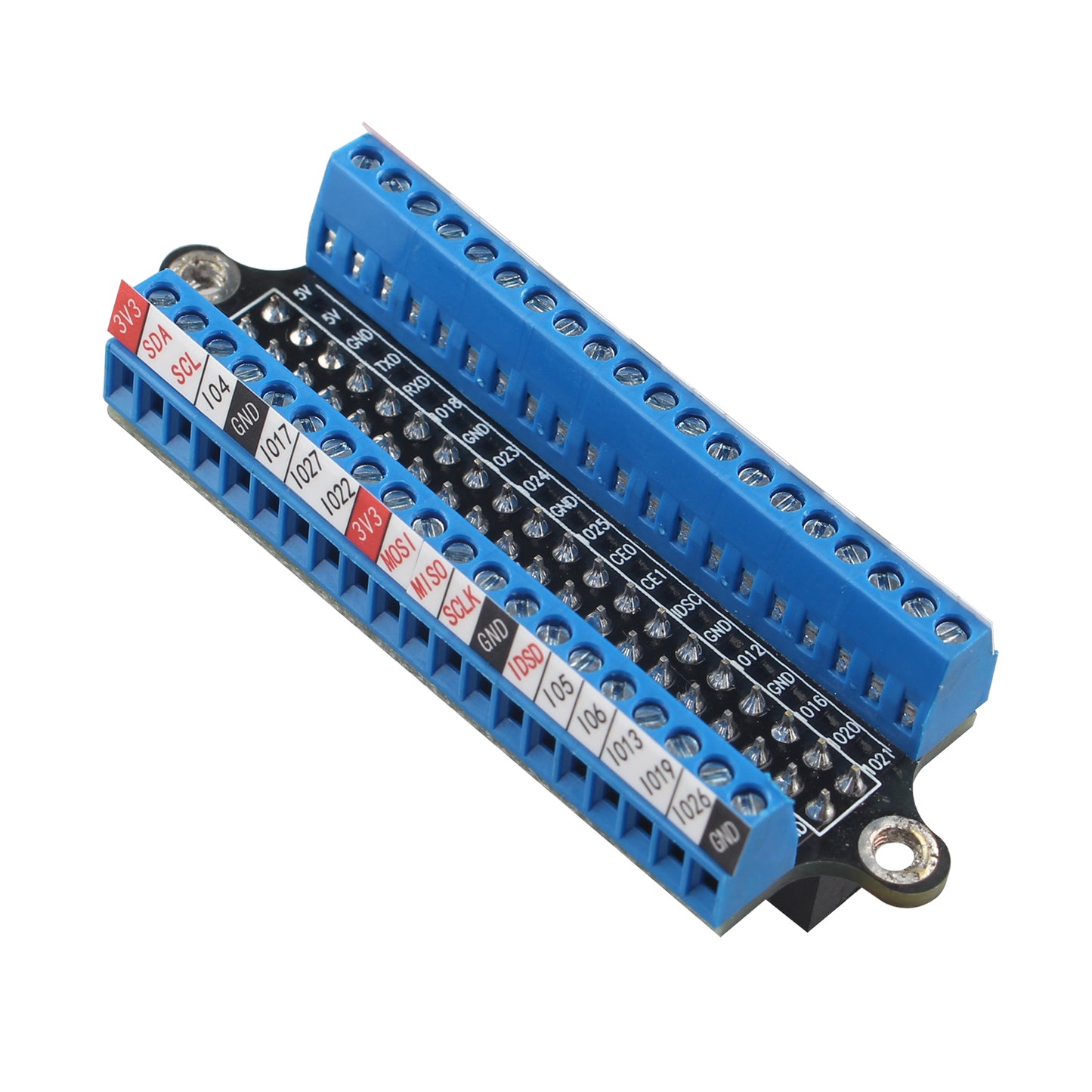 ZDE GPIO Terminal Block Breakout Board Module DIY Circuit GPIO Expansion Board Micro Connector Compatible with Raspberry Pi 5/4B/3B+/3B/2B/Zero/Zero W/Zero 2 W
