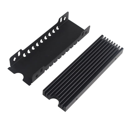 ZDE 2PCS M.2 2280 SSD Heatsink Cooler Double-Sided Heat Sink with Thermal Silicone Pad Compatible with PC Laptop PS5 Raspberry Pi PCIe NVMe NGFF SATA M.2 SSD