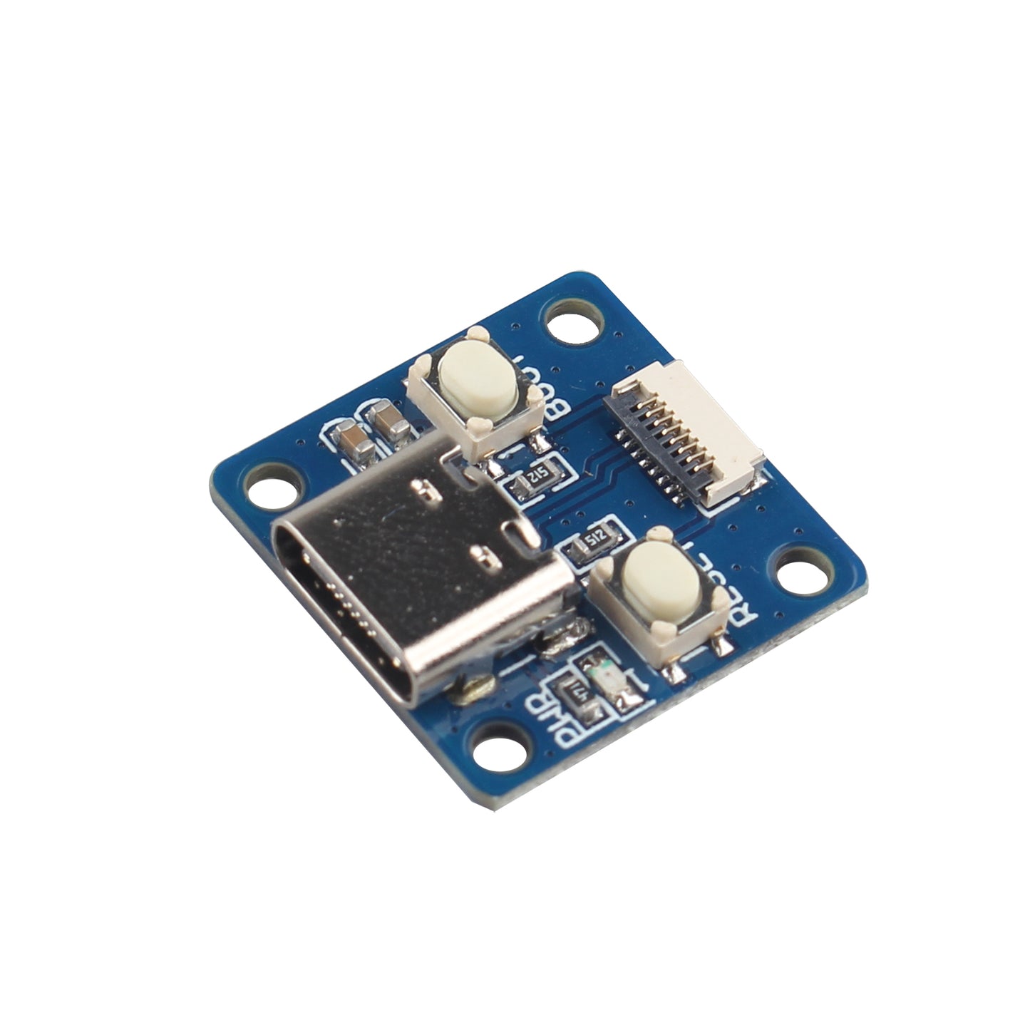 ZDE RP2040-Tiny Mini Development Board Based on Raspberry Pi Microcontroller RP2040 Dual Core Arm Cortex M0+ Processor with USB Port Adapter Board and FPC Cable Support C/C++ MicroPython Arduino