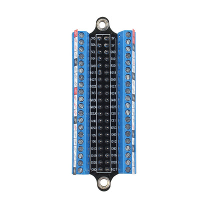 ZDE GPIO Terminal Block Breakout Board Module DIY Circuit GPIO Expansion Board Micro Connector Compatible with Raspberry Pi 5/4B/3B+/3B/2B/Zero/Zero W/Zero 2 W