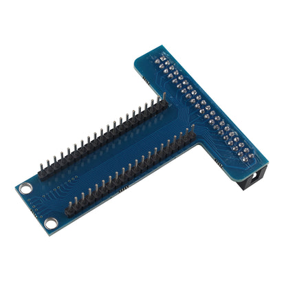 ZDE T-Type GPIO Breakout Expansion Board + 40pin GPIO Flat Ribbon Cable + Breadboard Compatible with Raspberry Pi 5 4B 3B+ 3B 2B B+