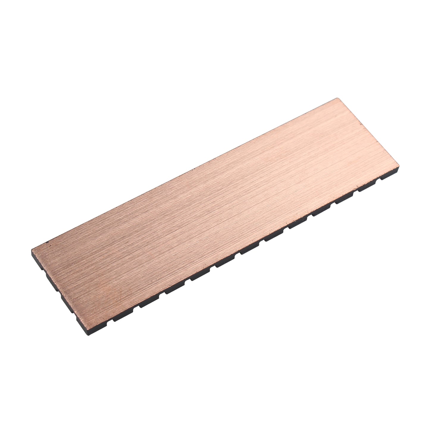 ZDE M.2 SSD Heatsink 70x20x2mm Graphite Covered Pure Copper Heatsink with Silicone Thermal Pads for PC Laptop Raspberry Pi M.2 2280 SSD NVMe PS5 Cooler