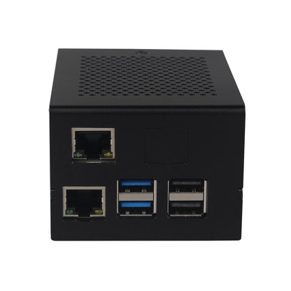 ZDE ZP598 PCIe to 5GbE Ethernet Network Port HAT Expansion Board 5G 5Gb 5Gbps with Aluminum Alloy Case ZC506 and Heatsink for Raspberry Pi 5