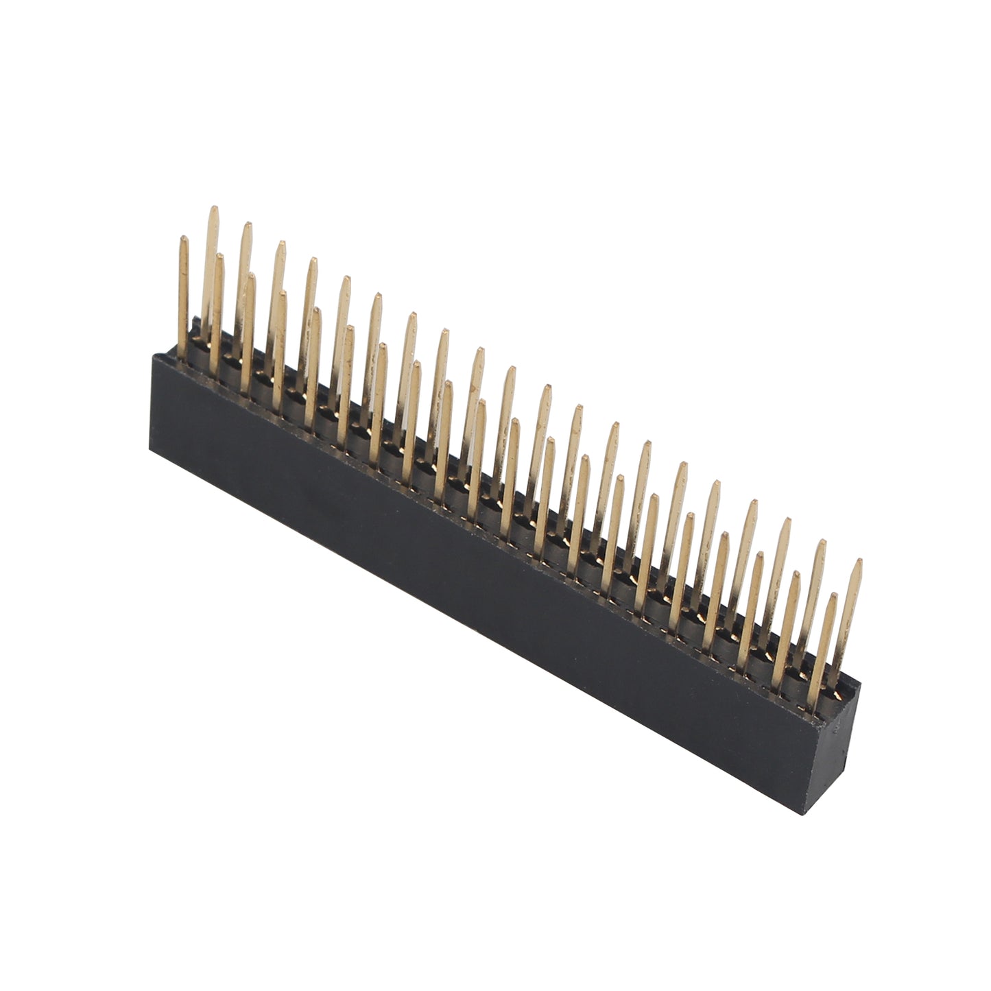 ZDE 6PCS 2x20 40 Pin Stacking Female Header 2.54mm Pitch Dual Row Extra Tall Headers Connector for Raspberry Pi Arduino PCB Breadboard