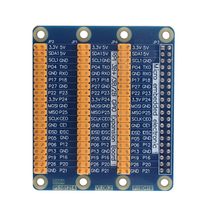 ZDE GPIO Expansion Board GPIO 1 to 3 Port Extension 40-pin Board Module GPIO Adapter Compatible with Raspberry Pi 5, Pi 4B, Pi 3, Pi 2, Pi Model B