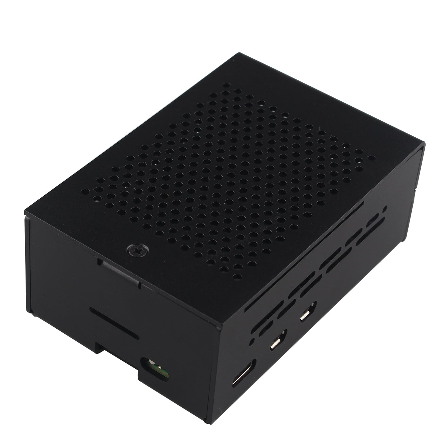 ZDE ZC502 Aluminum Case for Raspberry Pi 5 2GB/4GB/8GB/16GB Support PCIe to M.2 NVMe PoE HAT WiFi7 PCIe Peripheral Board ZP515/ZP516/ZP517A/ZP581/ZP582/ZP590B and Raspberry Pi 5 Active Cooler