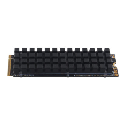 ZDE M.2 SSD Heatsink 70x20x6mm Graphite Covered Pure Copper Heatsink with Silicone Thermal Pads for PC Laptop Raspberry Pi M.2 2280 SSD NVMe PS5 Cooler
