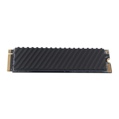 ZDE M.2 SSD Heatsink 70x20x2mm Graphite Covered Pure Copper Heatsink with Silicone Thermal Pads for PC Laptop Raspberry Pi M.2 2280 SSD NVMe PS5 Cooler