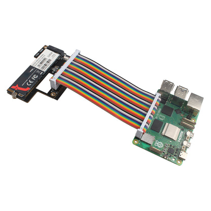 ZDE Female to Female GPIO Flat Ribbon Cable 40pin Breadboard Rainbow Jumper Wire 10cm/3.94inch Compatible with Raspberry Pi 5 4B 3 2 Model B B+