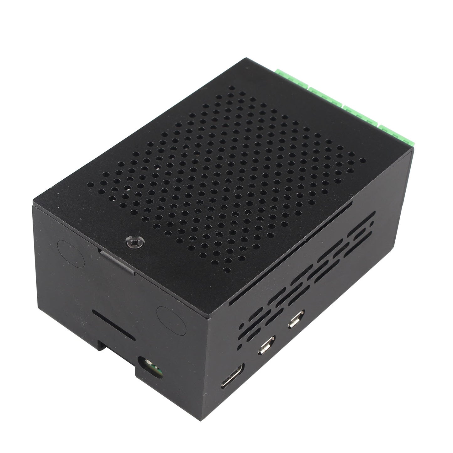 ZDE Aluminum Case ZC501 with ZP592 PCIe to Dual Channel RS485 Dual Channel RS232 HAT Expansion Board PCIe Peripheral Board for Raspberry Pi 5 2GB/4GB/8GB/16GB
