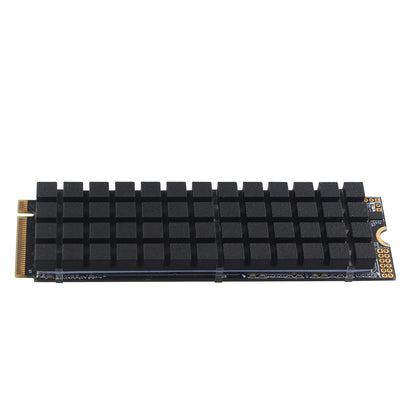 ZDE M.2 SSD Heatsink 70x20x4mm Graphite Covered Pure Copper Heatsink with Silicone Thermal Pads for PC Laptop Raspberry Pi M.2 2280 SSD NVMe PS5 Cooler