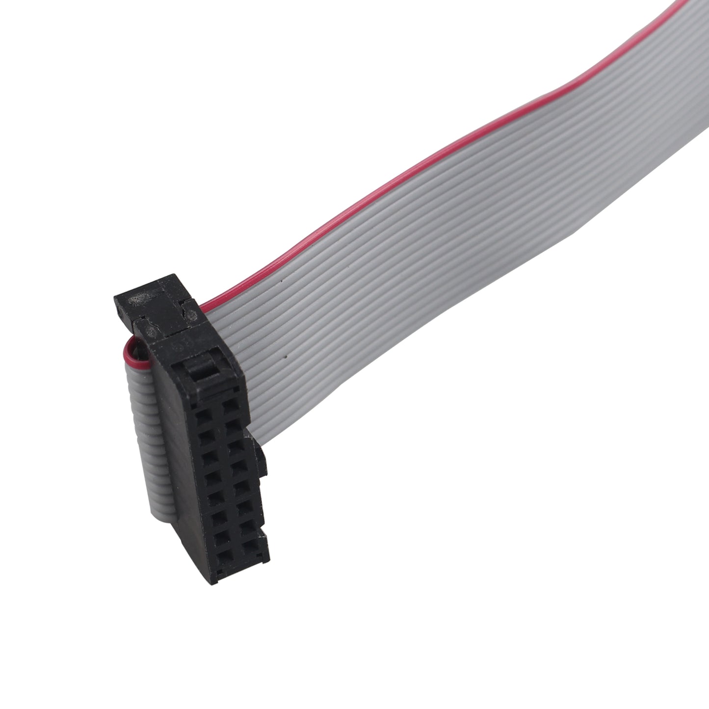 ZDE 6PCS Flat Ribbon Cable with Black 2.54mm FC 2 Row 16 Pin Female to Female Wires IDC Ribbon Connector (30cm Length)