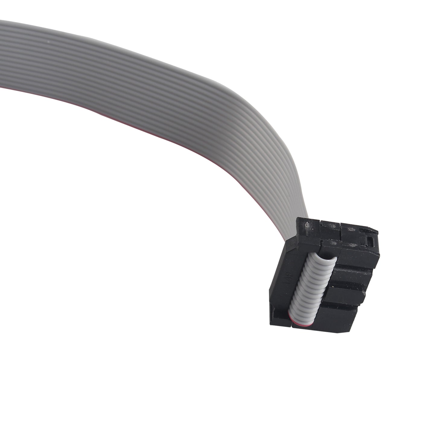 ZDE 5PCS 14 Pin Flat Ribbon Cable with Black 2.54mm FC Dual Row Female to Female Wires IDC Ribbon Connector (30cm Length)