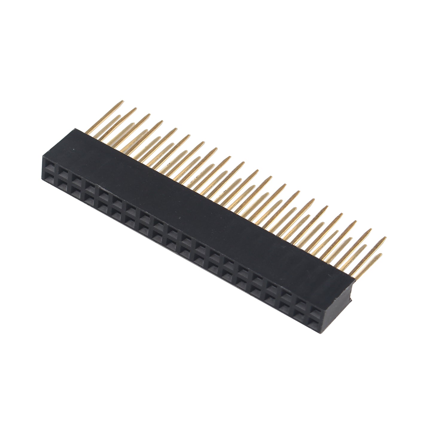 ZDE 6PCS 2x20 40 Pin Stacking Female Header 2.54mm Pitch Dual Row Extra Tall Headers Connector for Raspberry Pi Arduino PCB Breadboard