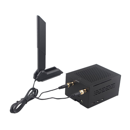 ZDE ZP596C PCIe to M.2 E Key WiFi7 6 6E 5 PCIe to 2.5G Ethernet Network Port HAT Expansion Board with ZC506 Aluminum Case for Raspberry Pi 5