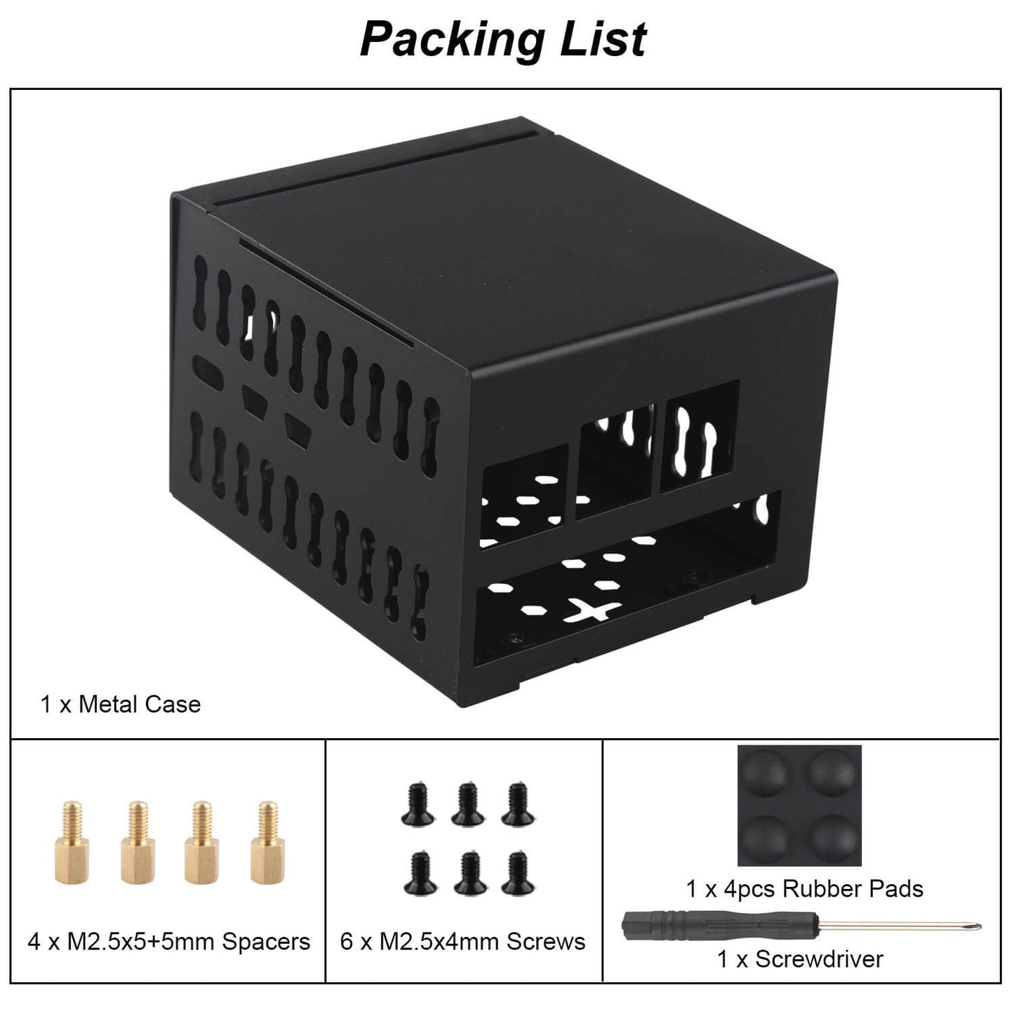 ZDE ZC507 Metal Case for Raspberry Pi 5 Support ZP597 PCIe to Quad 1G Gigabit 1000M Ethernet Network Port HAT Adapter Board PCIe Peripheral Board