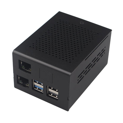 ZDE ZP598 PCIe to 5GbE Ethernet Network Port HAT Expansion Board 5G 5Gb 5Gbps with Aluminum Alloy Case ZC506 and Heatsink for Raspberry Pi 5