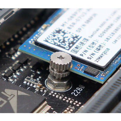 ZDE 10PCS m.2 ssd Screw Kit PCIe NVMe M.2 SSD Mounting Studs Computer Motherboard Studs with Screwdriver for Raspberry Pi M.2 NVME Hard Drive Laptop Computer