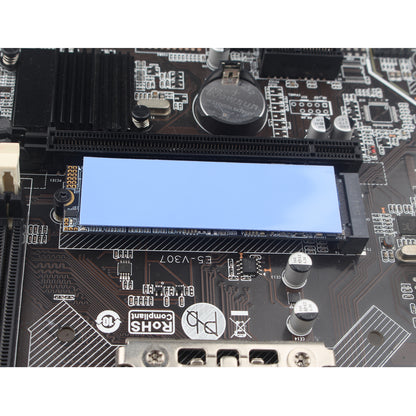 ZDE M.2 Thermal Pad 10PCS 70x22x1mm and 10PCS 70x22x0.5mm for M.2 2280 SSD NVMe Heatsinks Thermal Conductive Silicone Pads for Raspberry Pi SSD Laptop Computer CPU GPU LED IC Chipset Cooling