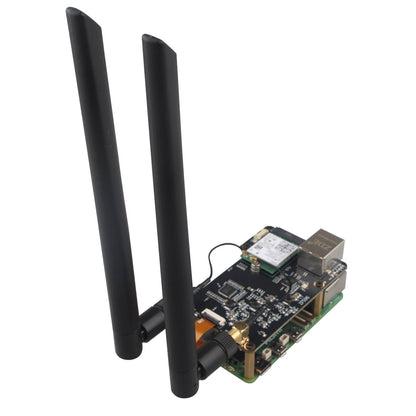 ZDE ZP596 PCIe to M.2 E Key WiFi7 6 6E 5 PCIe to 2.5G Ethernet Network Port HAT Adapter Expansion Board for Raspberry Pi 5