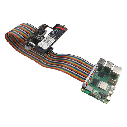 ZDE Male to Female GPIO Flat Ribbon Cable 40pin Breadboard Rainbow Jumper Wire 30cm/11.81inch Compatible with Raspberry Pi 5 4B 3 2 Model B B+