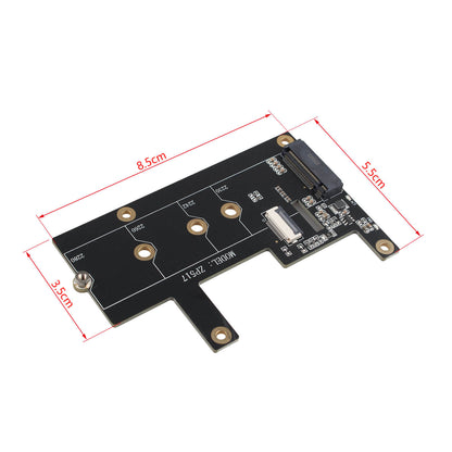 ZDE ZP517A PCIe to M.2 Key M NVMe HAT SSD Expansion Board for Raspberry Pi 5